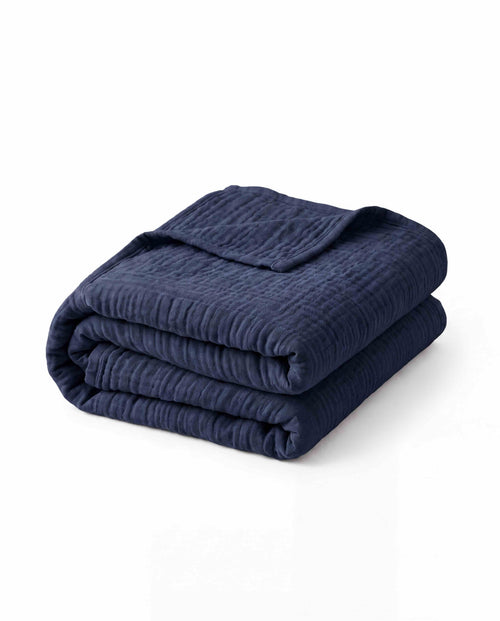 Musselo_-_Musselin_Decke_-_Blau